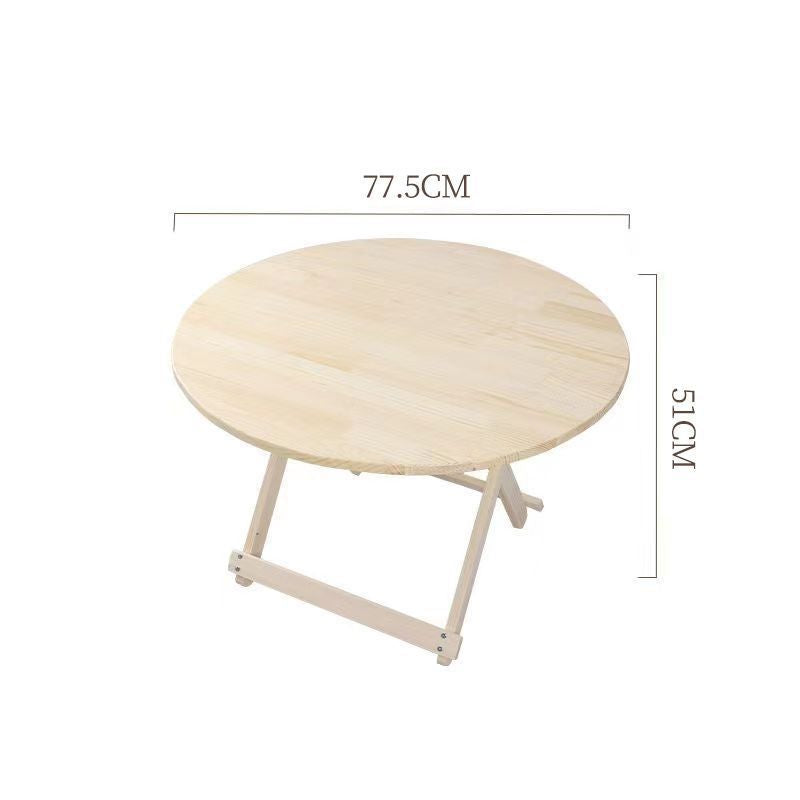 Solid wood folding table - portable dining table - perfect for rentals, simple folding table, square folding table, night market stall table, outdoor folding table