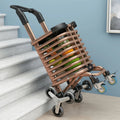 Grocery cart small trolley for home foldable lightweight shopping trolley elderly climbing stairs pulling goods trolley shopping cart