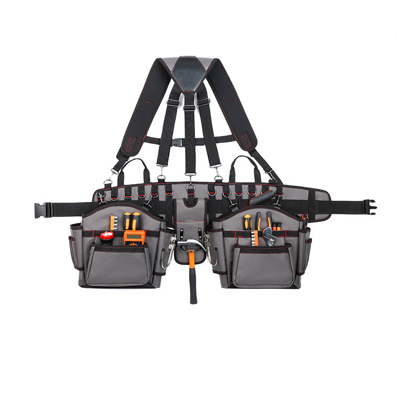 Spot Kits Heavy Tools Fanny Pack Thickened Oxford Fabric Strong and Durable Woodworking Electrical Hardware Tool Storage
