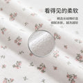 3-month-old and 2-year-old baby summer short-sleeved suit open pants pure cotton elastic waistband two-piece set breathable fork pants
