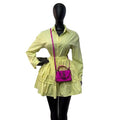 Fashion cross-border women's clothing  summer new style elegant lapel stripeslong sleevesshirt high waist skirt suit