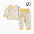Kids' underwear set - korean style thermal underwear, high-waisted belly protection pants, new spring/autumn pajamas & loungewear