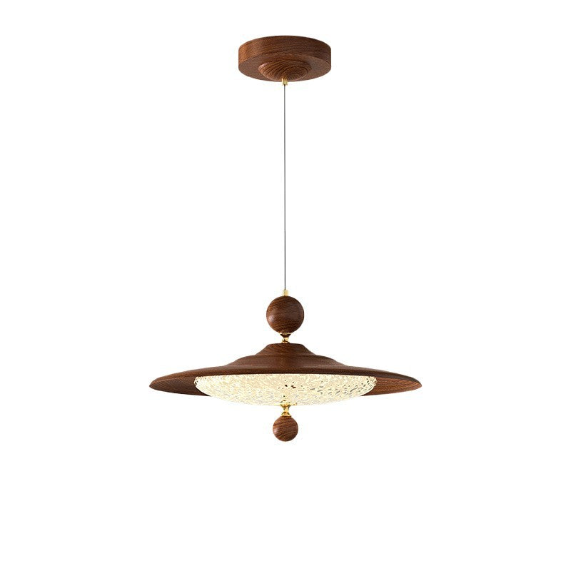 French antique restaurant chandelier retro walnut color dining table bar light creative personality art bedroom lighting