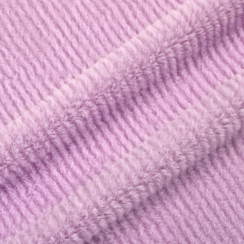 Rabbit hair scissors plush fabric flannel clothing shoe material throw pillow home textile plush toy fabric spot wholesale