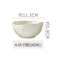 Vintage chic dinnerware set - restaurant, hotel, and home use - unique shaped dessert plates, pastry bowls, and rice bowls - wholesale
