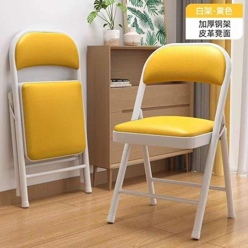 Folding chair office chair adult home chair study backrest chair dormitory study seat rental house foldable