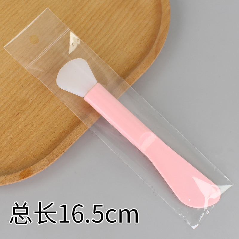 Beauty silicone brush facial mask brush makeup brush soft bristle head brush mud mask beauty tool fan-shaped fruit acid brush