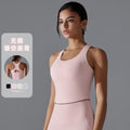 Clearance nude body shaping yoga clothes tops cut out beautiful back seamless sports intimates quick dry running fitness tops women