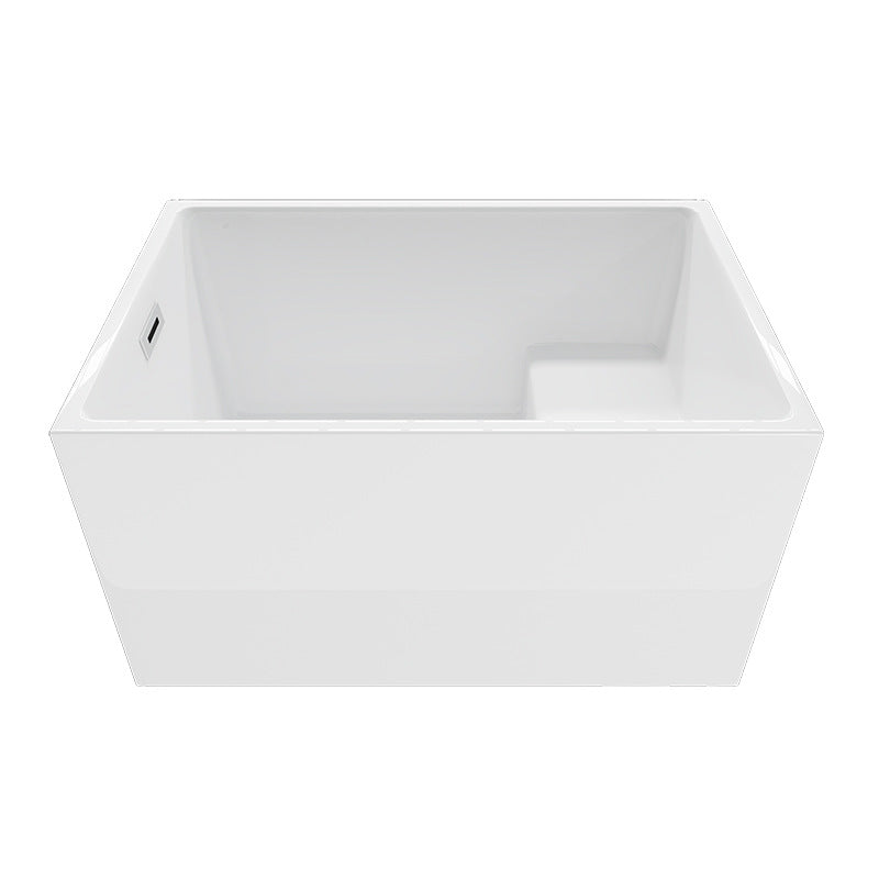 Square with seat popular style household acrylic independent small bathtub, diligently explore new products QT-075A