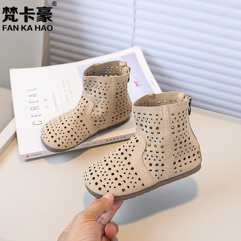 Summer short boots new arrivalcut outkids shoes breathable fashion boots girl roman shoes trendyeasiest for match boys sandals