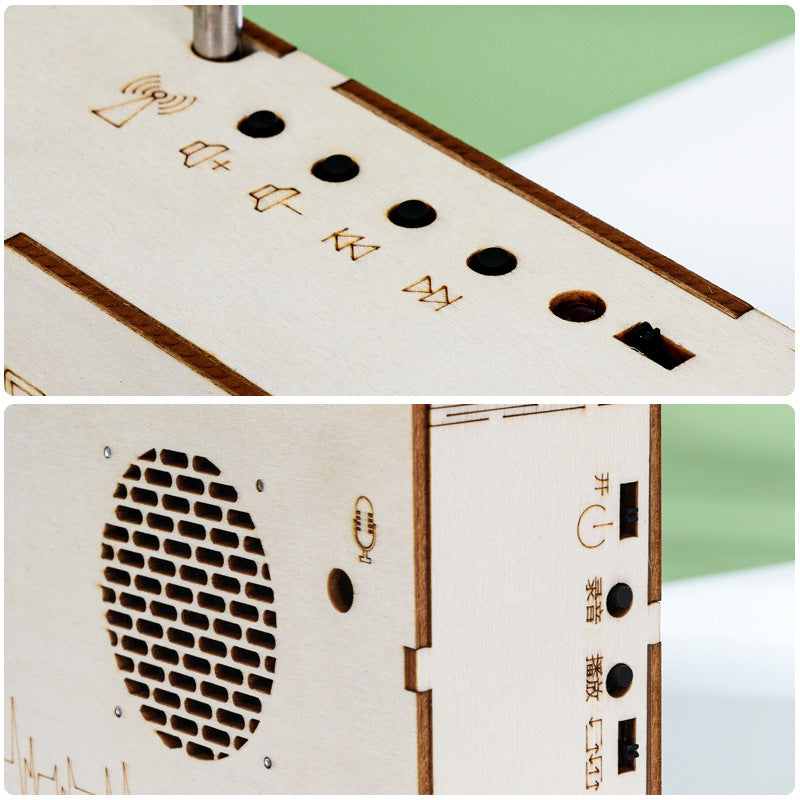 Multifunctional radio recorder technology small production educational toy student handmade DIY model scientific experiment