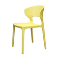 Influencer-approved horn chair - plastic chair for home, backrest dining chair, office study lazy chair, casual computer chair, training stool