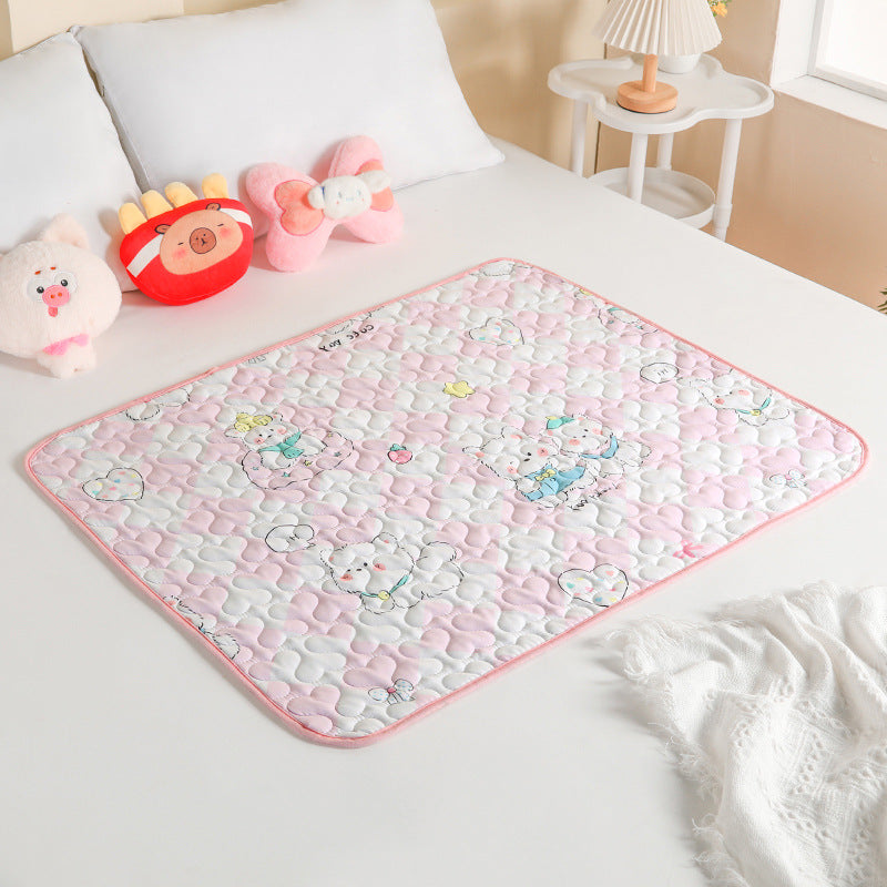 Waterproof, washable, large-size a-grade breathable bed sheet for babies and toddlers - diaper changing pad for nursery and home use