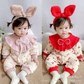 Spring & fall newborn full month infant cute princess style jumpsuit baby girl fashionable super trendy haki outing clothes