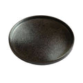Japanese retro ceramic western dinner plate steak flat plate stoneware household dinner plate commercial round plate hotel restaurant tableware