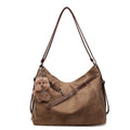 2025 new autumn/winter large capacity shoulder bag, crossbody, casual tote bag - niche design, high quality, versatile backpack