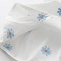 Girls' dress - new cross-border summer collection - white daisy print dress - toddler & little girl lantern sleeve cotton a-line dress