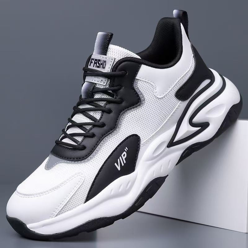 2025 new spring men's mesh breathable shoes - anti-slip soft sole running & casual sneakers - hot selling dad shoes