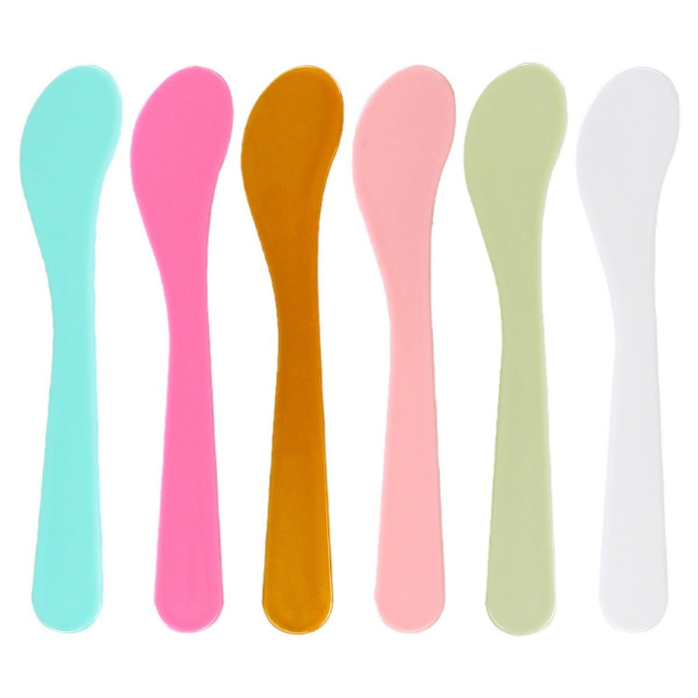 Beauty salon spa mask tools soft mask stick plastic mixing stirring stick scraper plate application stick