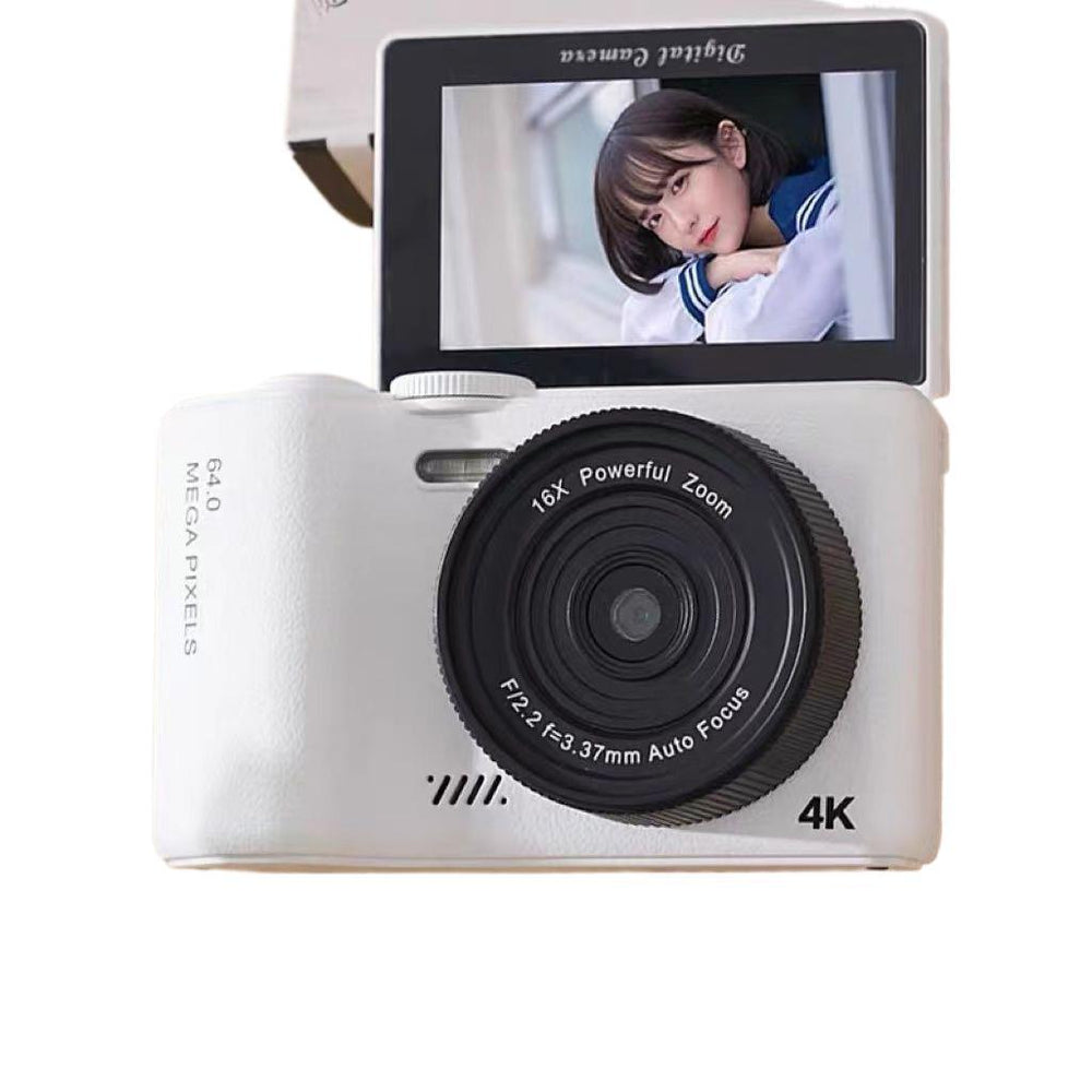 64mp high-resolution flip-mirror digital camera, entry-level dslr, student campus mirrorless camera for travel
