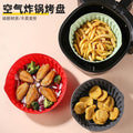 Silicone air fryer baking pan - reusable silicone pot holder & cake mold for home use