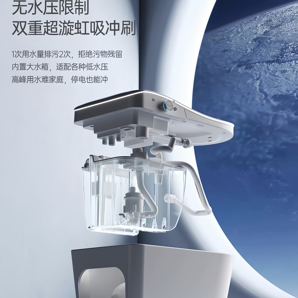 New arrival genuine fully intelligent toilet for home goddess number front flushing no water pressure limit voice control toilet