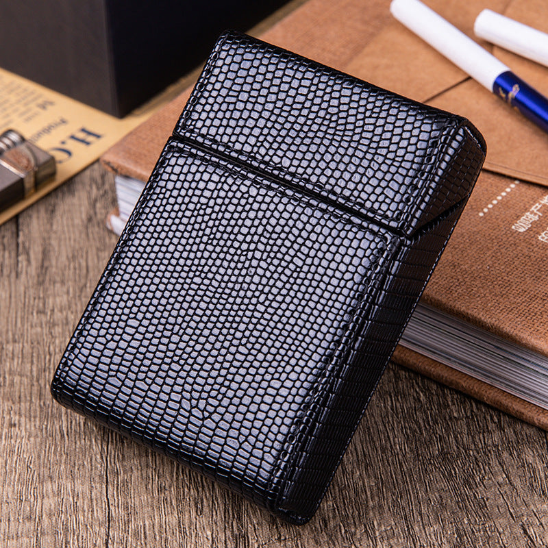 Medium cigarette box 20 pcs portable creative leather soft cigarette case soft cigarette bag cover personalized gift cigarette set cigarette case