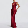 cross-border european and american women's clothing: new summer collection - elegant deep v-neck camisole dress