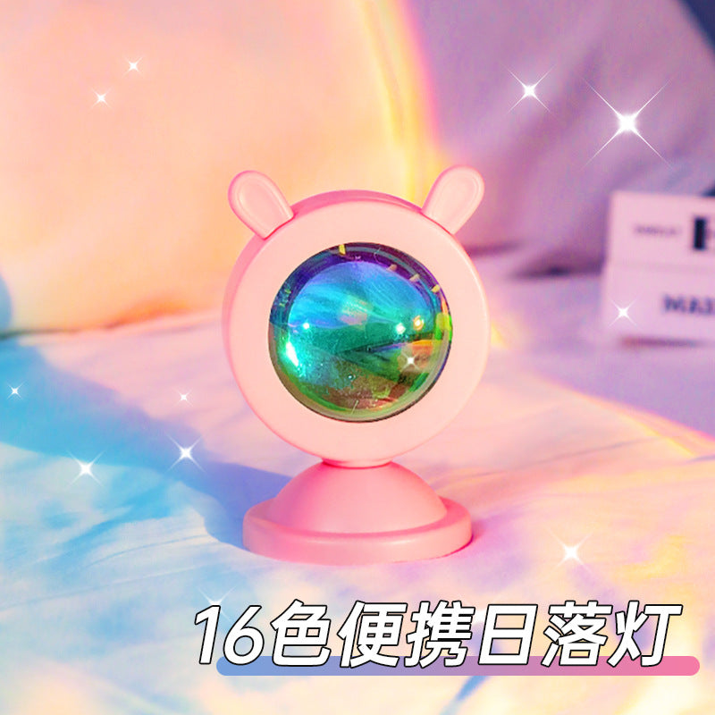Atmosphere light sunset light room bedroom mood photo fill light projection sunset light night light ins sunset light