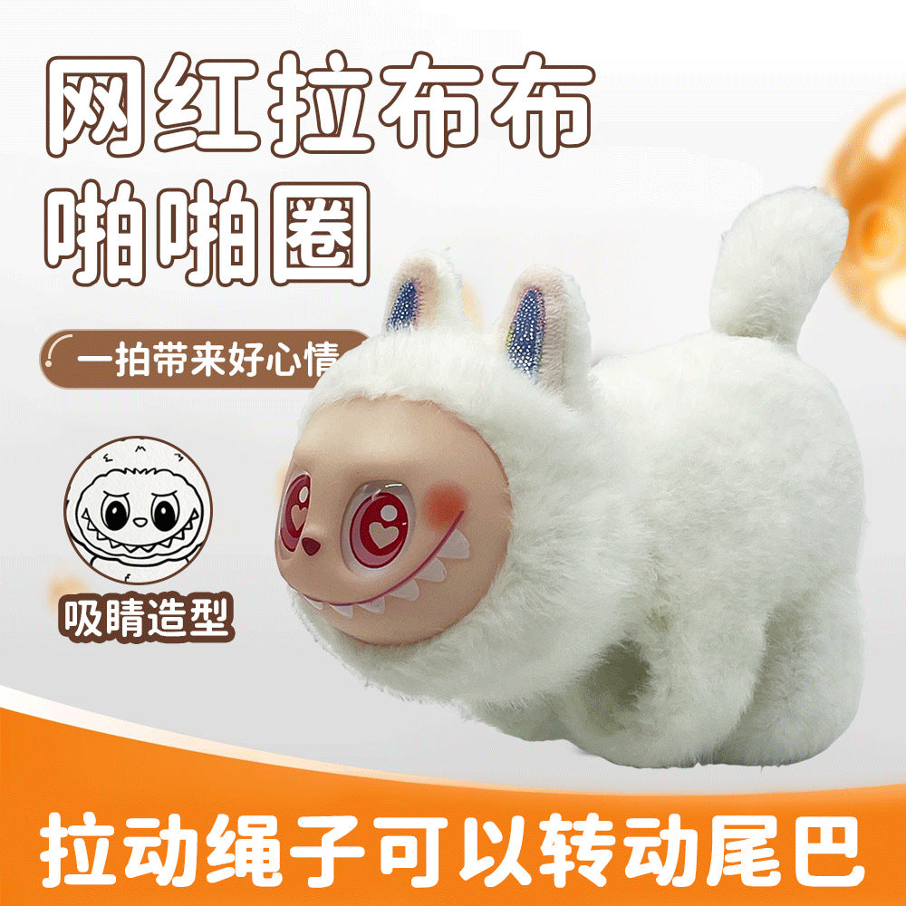 Capybara paw paw circle labubu doll bracelet doll boys and girls stuffed toy kids wrist paw paw circle