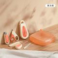 Baby nail clipper set - newborn & infant safe, anti-pinching nail clippers & care tools