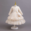 European and american new style three-piece set: children's formal dress, wedding dress, princess dress, flower girl dress, girl's dress