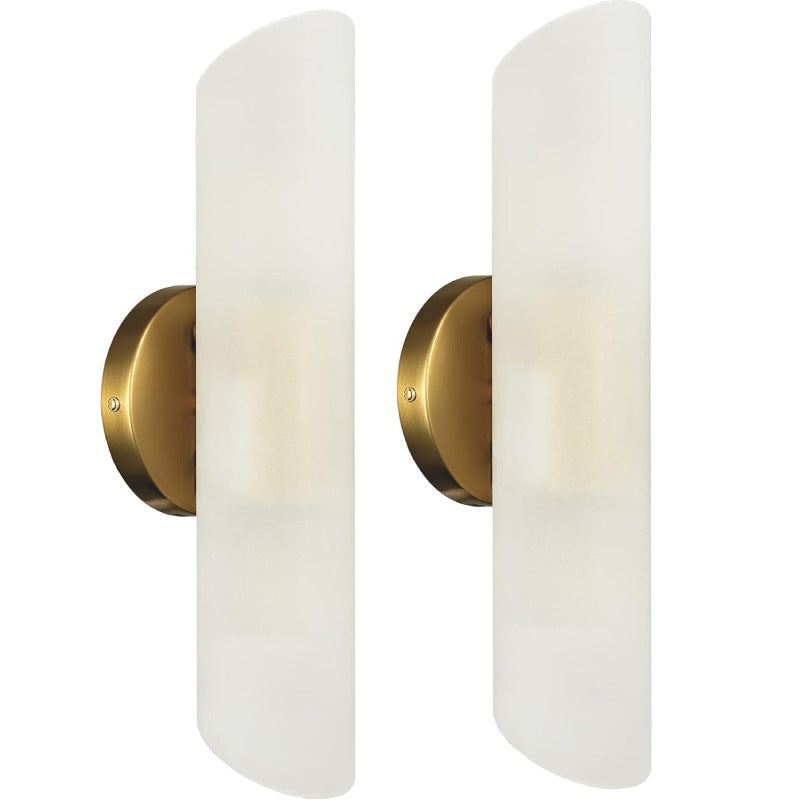 Cross border modern wall lamp bathroom vanity lamp brass wall lamp cylindrical wall lamp lighting for hallway bedroom