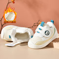 Toddler shoes for baby boys 0-1-3 years old, autumn/winter infant and toddler shoes for baby girls, soft sole non-slip, fleece-lined, extra thick cotton shoes