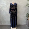 supply  new style elegantwork clothing velvet patchwork mid-waist hot diamond hip-covering fishtail long skirt