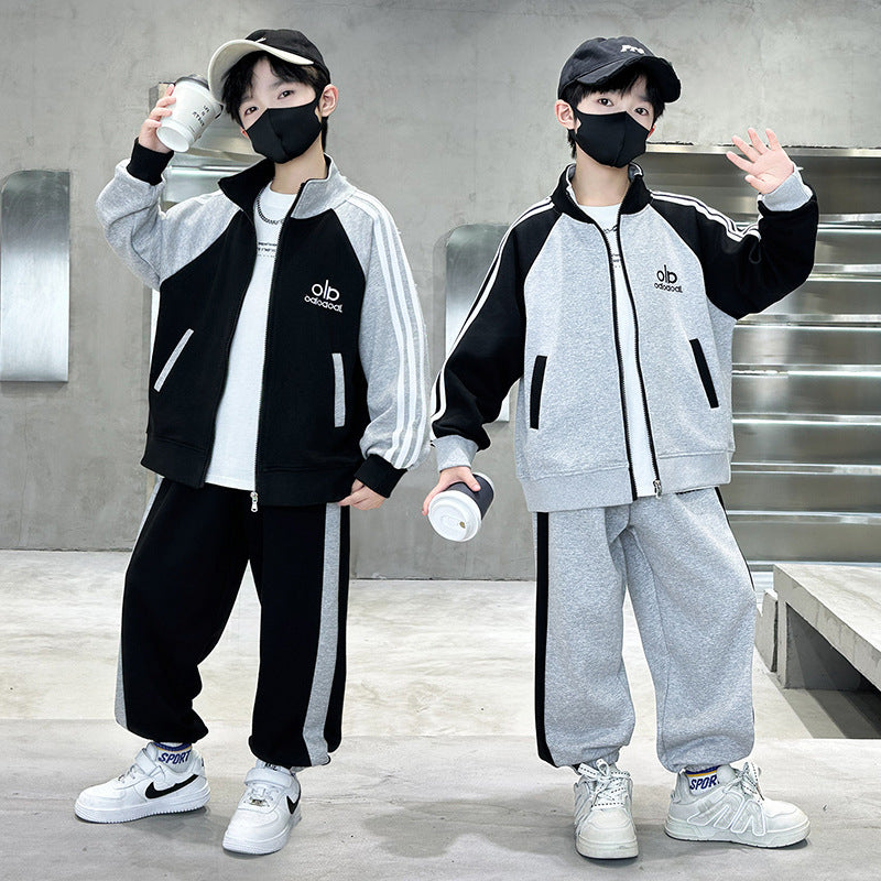 Boys' spring outfit set: new  collection - stylish spring clothes for boys, ages 6-12, trendy spring/autumn apparel