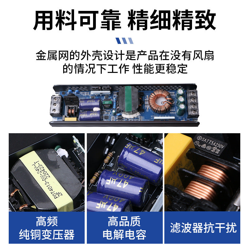220v to dc 24v led strip light power supply - black diamond switching power supply - 60w 200w 300w 400w transformer