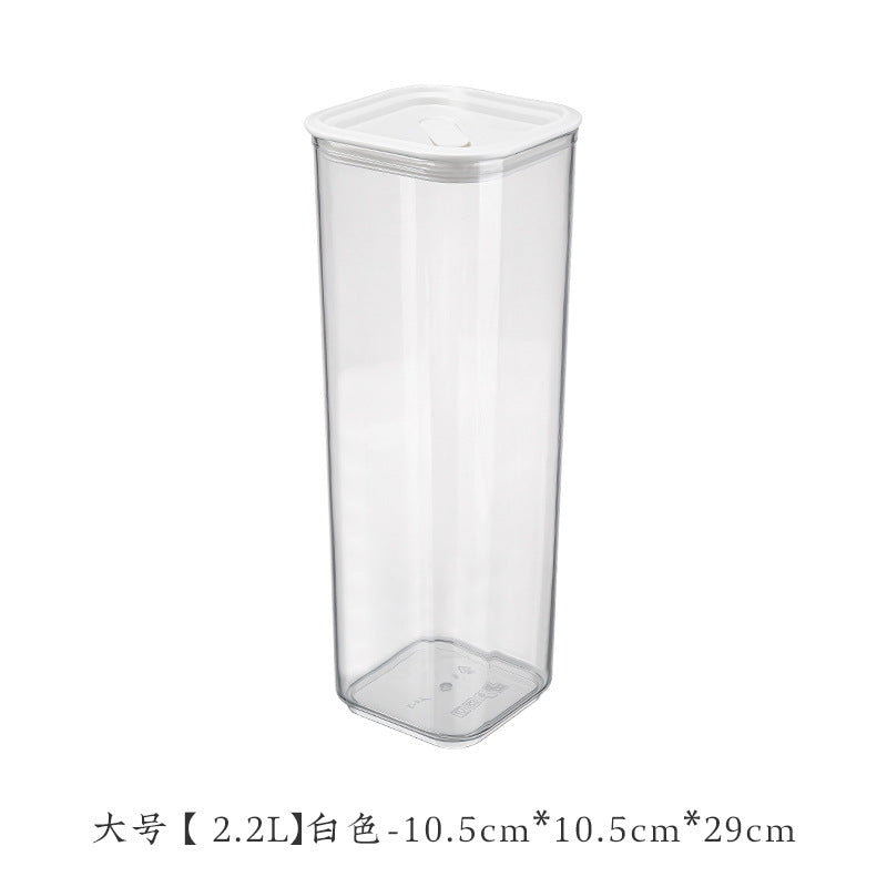 Food, snacks, grains, nuts, storage, sealed box, kitchen, living room, moisture-proof and dustproof, can be stacked with large storage tanks