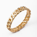 Wholesale braided open bangle bracelet - fashionable, minimalist, irregular round alloy bracelet for women - perfect for us & european cross-border e-commerce