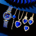 Hot-selling, trendy roman numeral diamond-studded women's watch, quartz movement, bracelet-style wristwatch for women, direct from the manufacturer, in stock