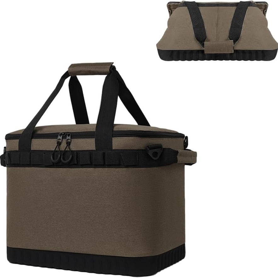 Outdoor tote bag Anti-collision storage box Camping waterproof grocery bag Cutlery Kitchenware storage bag Multifunctional picnic bag