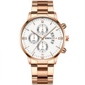 Rose gold white rose needle