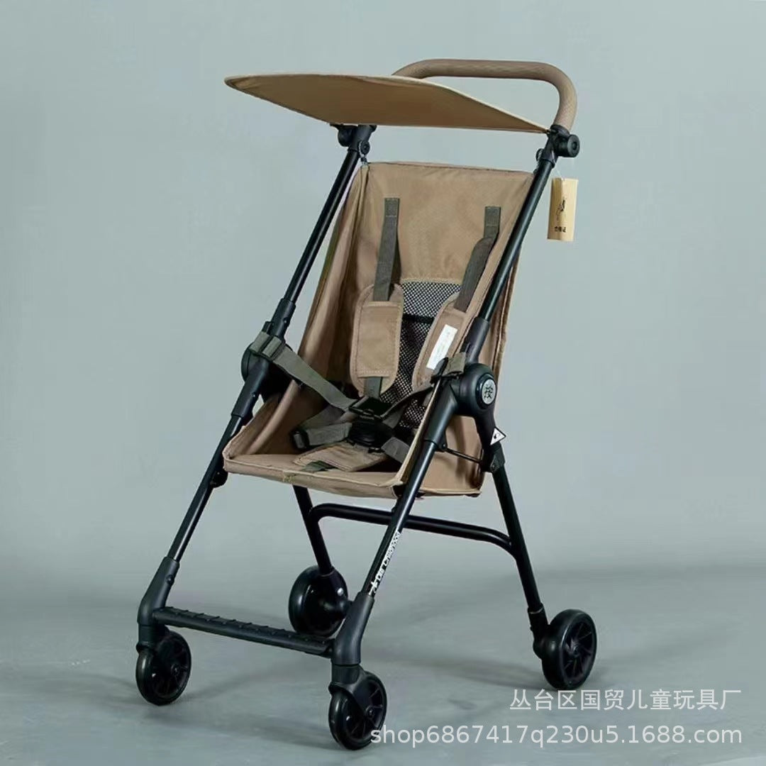 Pocket car Lightweight foldable four-wheeled trolley Station wagon Baby walking artifact Baby stroller