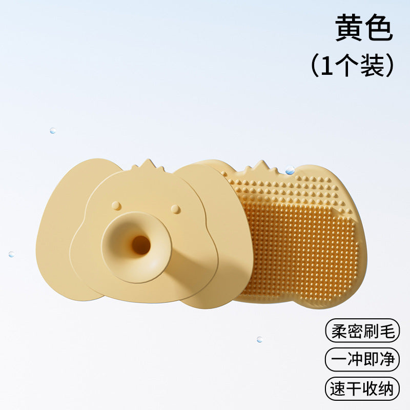 Baby shampoo silicone bath sponge - gentle cleansing for newborns, infants, and toddlers