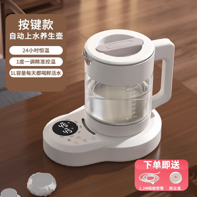 Small strong bear automatic water supply electric kettle to make tea, tea table integrated pumping household thermostatic pot to make tea pot wholesale