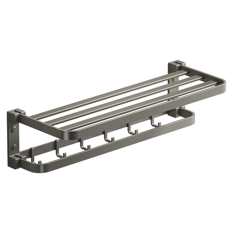 Bathroom towel rack, punch-free bathroom storage rack, hardware bathroom hanging rack, wall-mounted bathroom towel rack