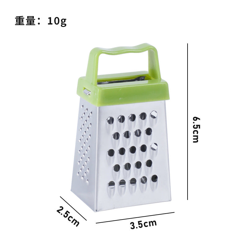 hot-selling mini cheese grater four-sided grater multifunctional grater kitchen gadget stainless steel grater