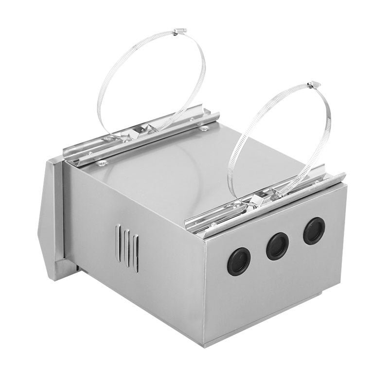 Outdoor 304 hoop type stainless steel distribution box, cabinet monitoring box 201 equipment box, instrument control box, outdoor pole