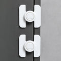 2026 new refrigerator lock, child safety lock, double buckle wardrobe lock, cabinet door lock, protective lock, drawer lock - cross-border