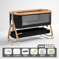 Wood grain aluminum alloy-black gray-luxury model-waterproof pad+shaping pillow+bed surround